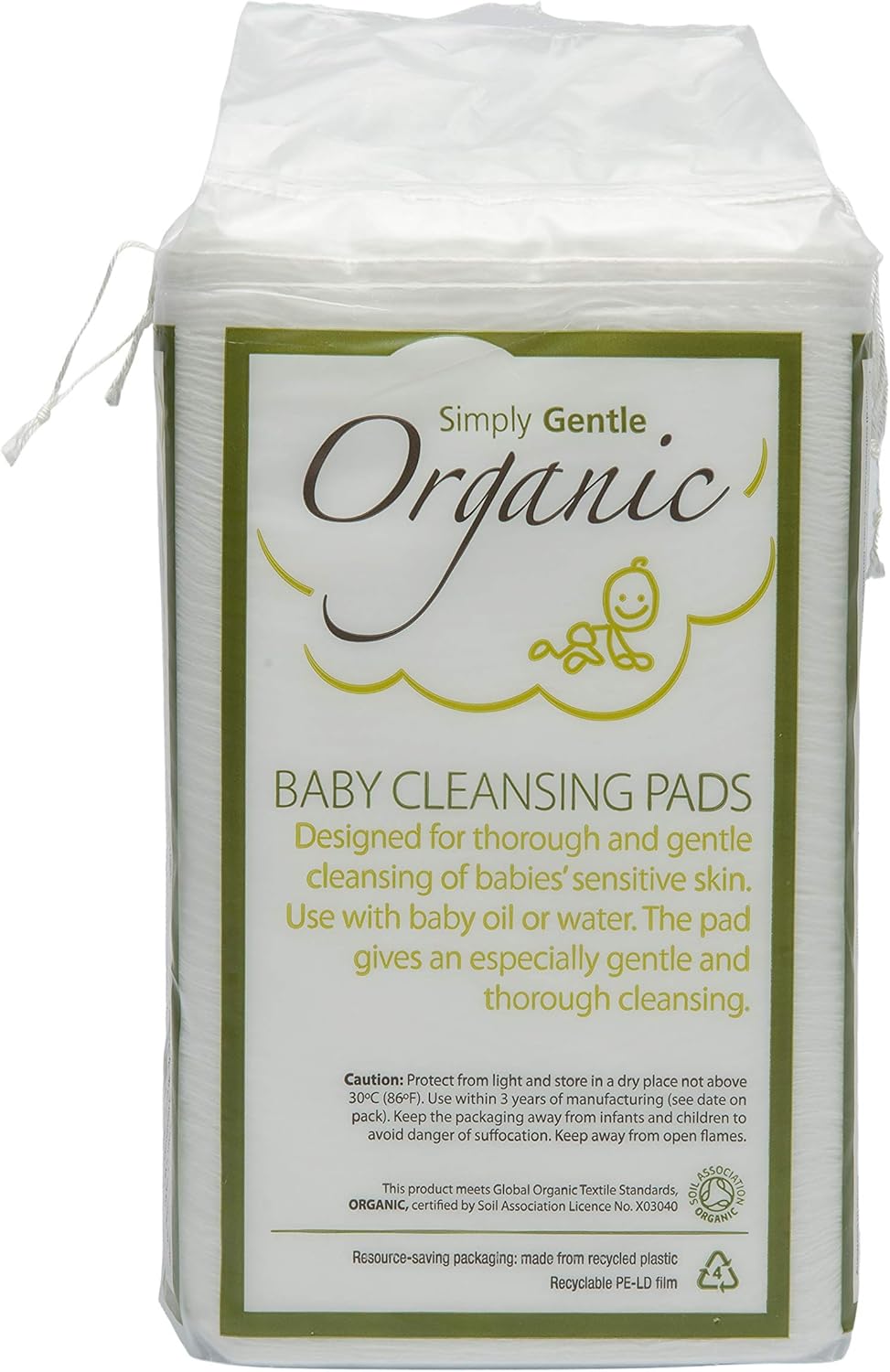 Pack of 6 Prino Plast Poland Simply Gentle Organic Baby Pad