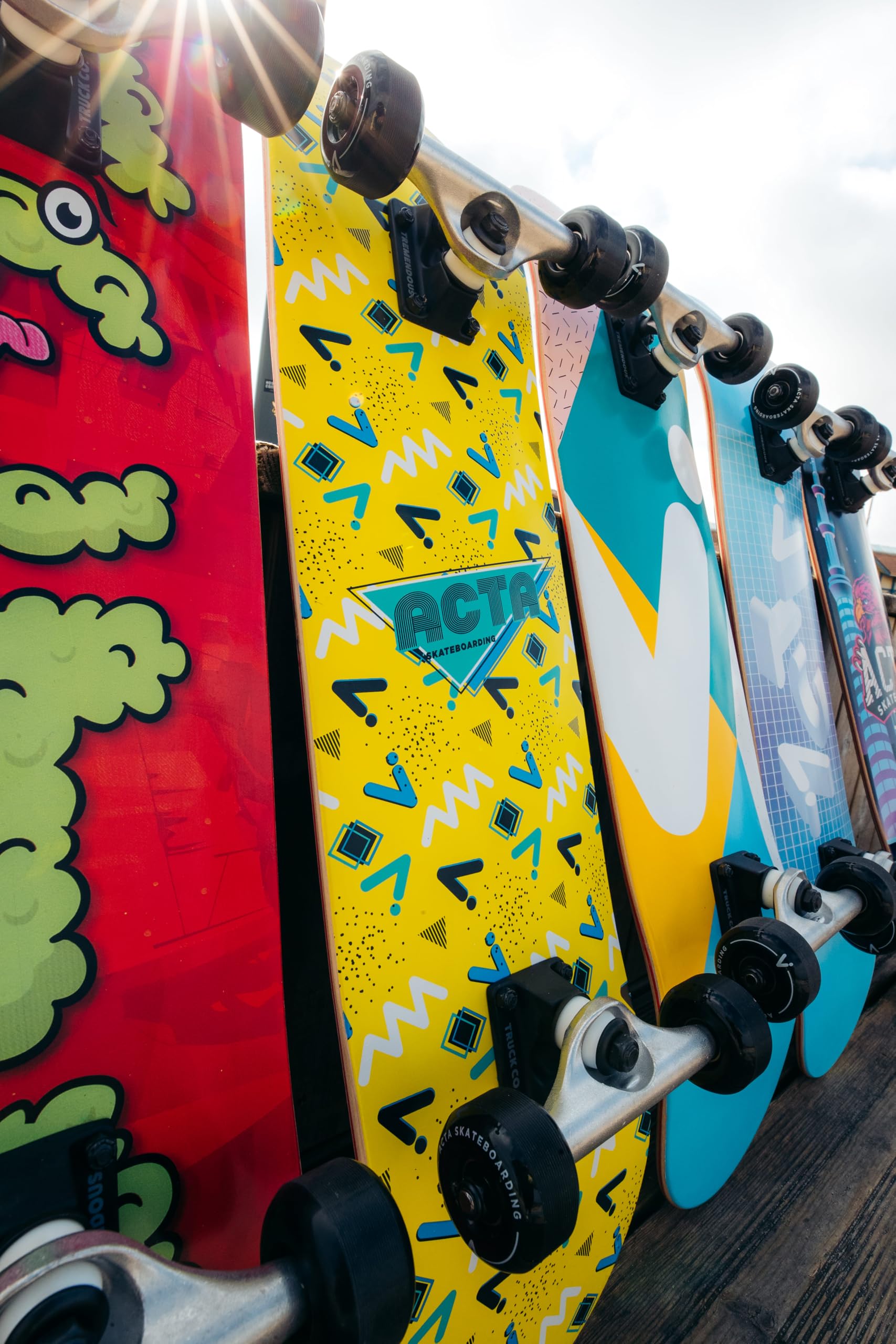 ACTA Complete Wordart 7.5" – Skateboard | Polyvalent pour Débutants