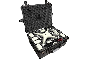 Pre-Cut Waterproof Compact Drone Case Designed For DJI Phantom 4 (Gen 2)