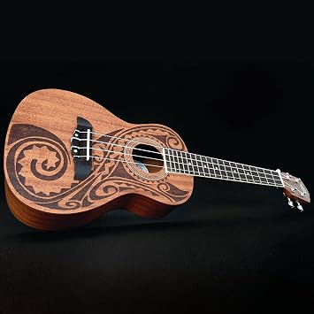 Oscar Schmidt OU2TAT-A Concert Ukulele. Natural Mahogany Maori