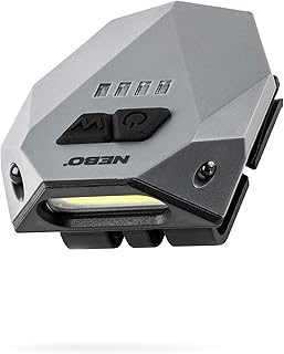 NEBO Einstein Cap Light | Rechargeable 50 Lumen Cap Light 18 Hours of Operation Between Charges