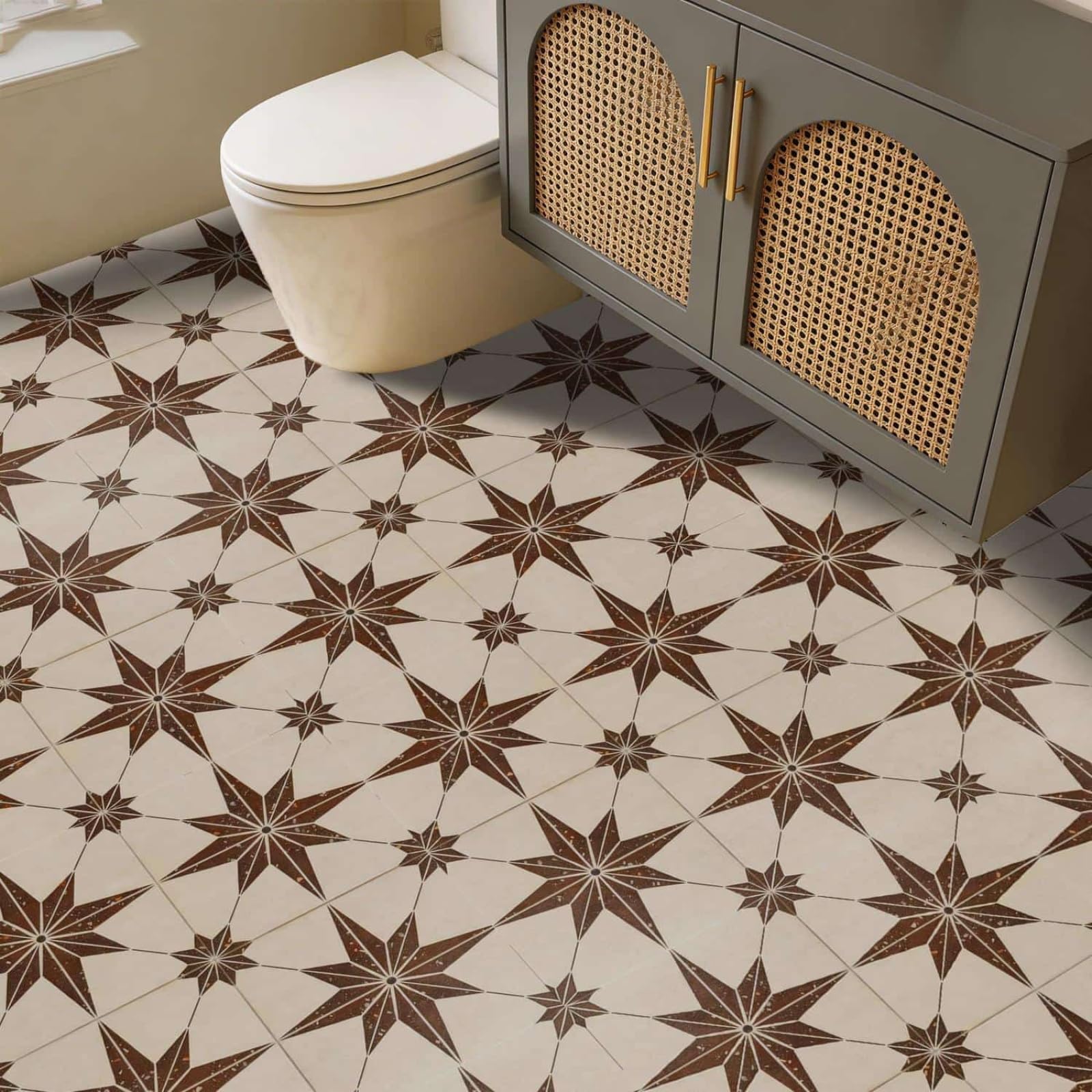 Azulejos Adhesivos Baño Impermeables 30 cm x 30 cm