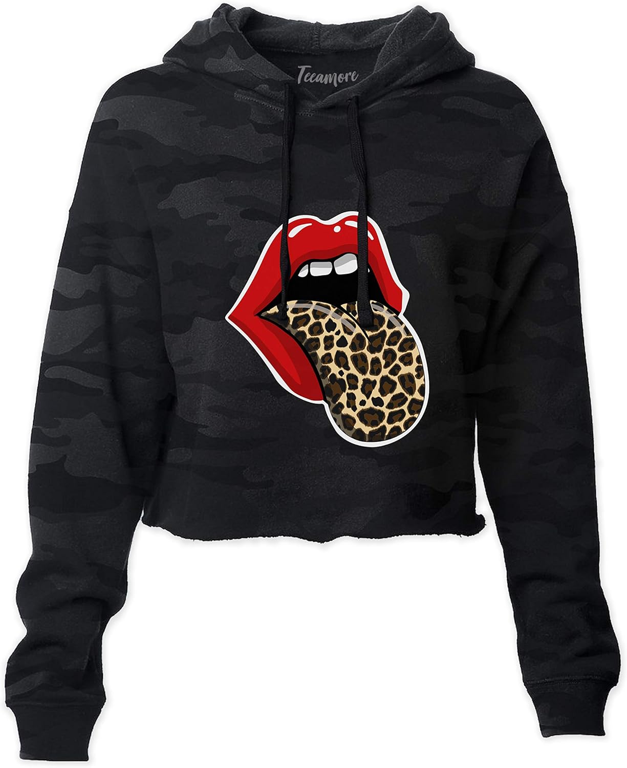 Custom Cropped Hoodies for Womens Add Your Text Image Photo Pullover Hooded Crop Sweatshirt - Image 2