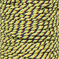 Vista 63 de Cuerda de algodón trenzado súper suave de 3 hebras (negro, 1 pulgada x 10 pies)