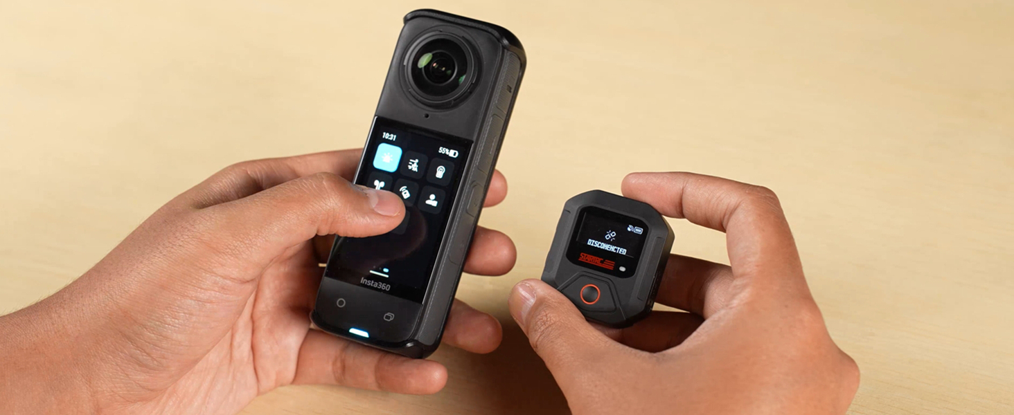 Ace Pro Battery GPS Bluetooth Remote Control For Insta360 X5/X4