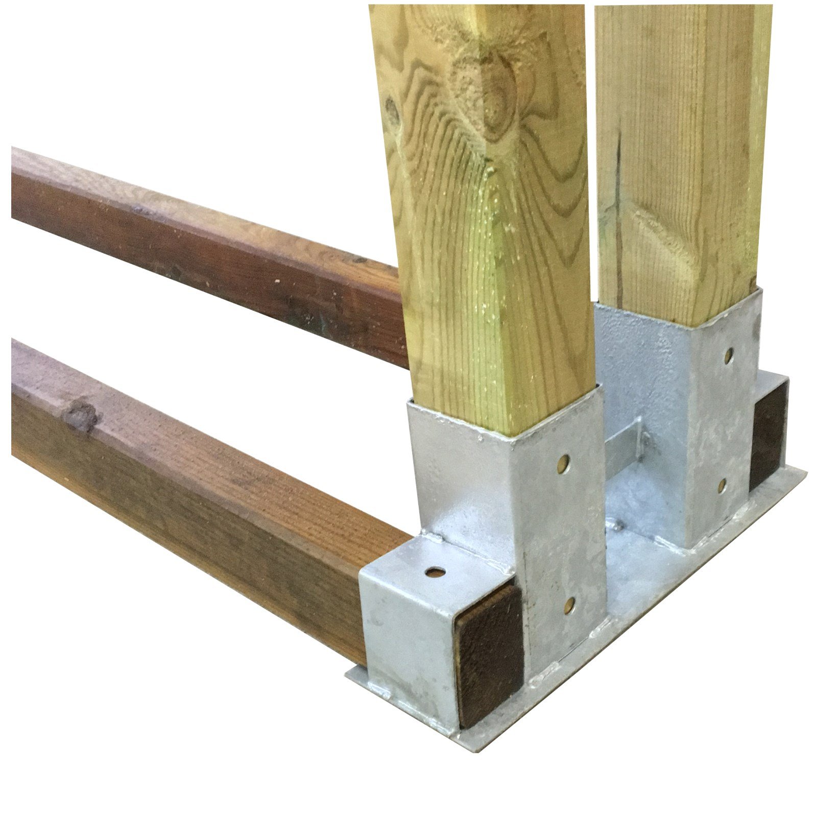 TikTakToo 1x Stapelhilfe verzinkt Brennholz Kaminholz Holzstapelhilfe Holz Gestell