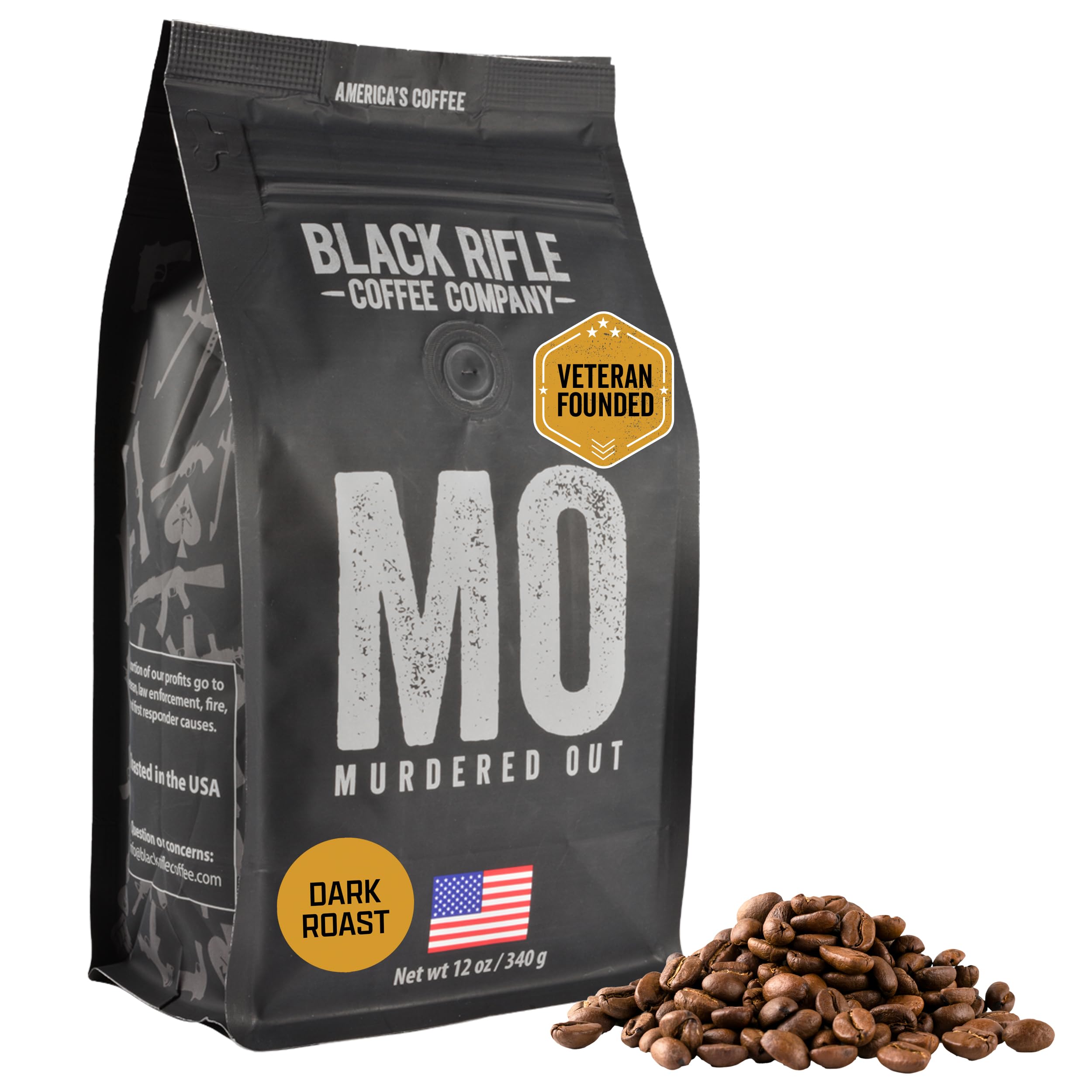 Amazon.com : Black Rifle Coffee Company Murdered Out, Extra Dark