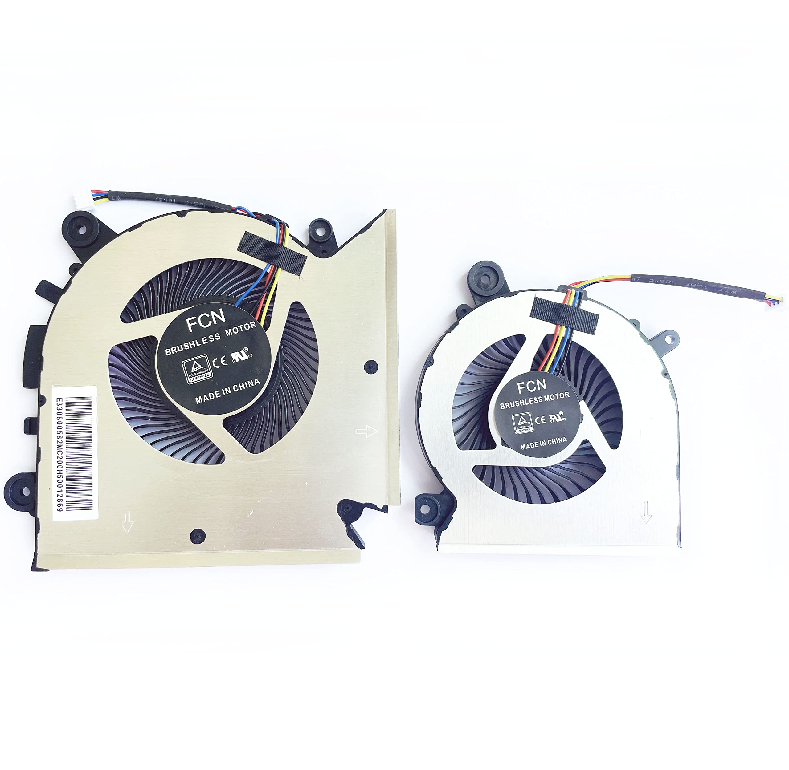 NUOVA CPU+GPU Ventola di Raffreddamento Sostituzione per MSI GF63 GF65 Sottile MS-16R1 MS-16R2 MS-16R3 MS-16R5 WF65 PABD08008SH N413 PAAD06015SL N433