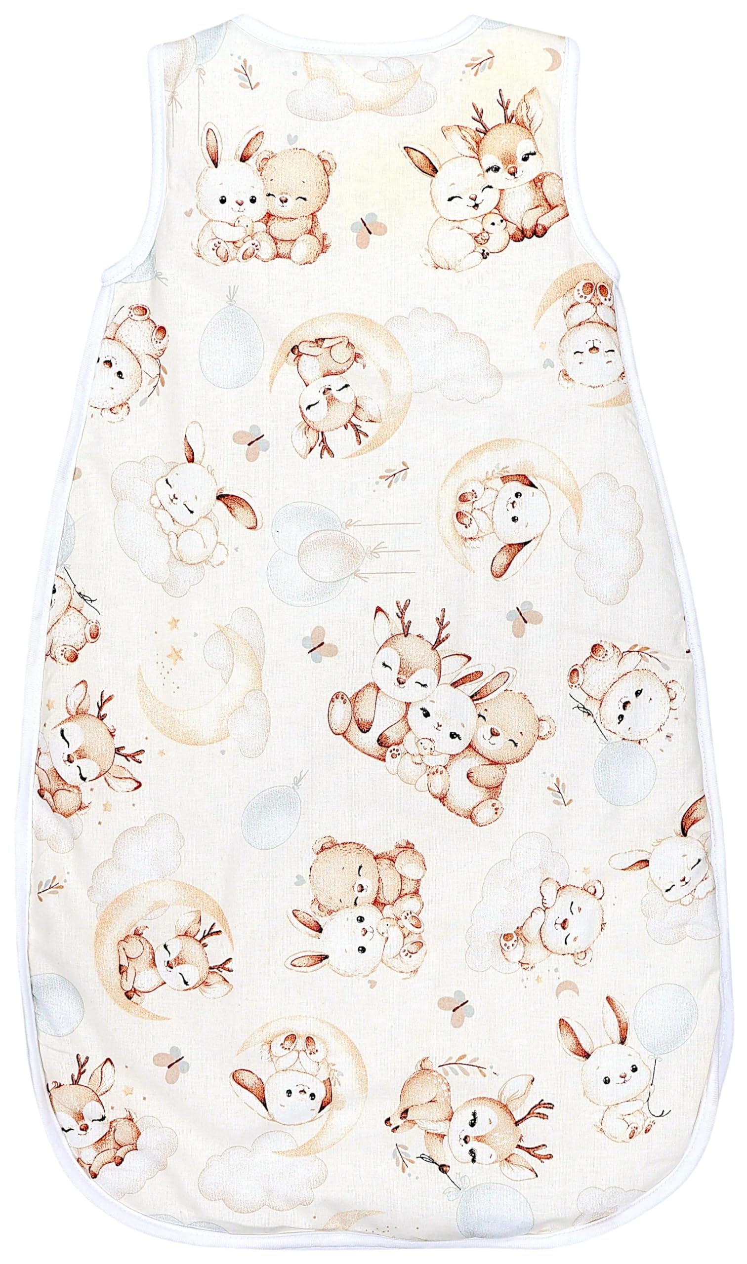 TupTam Sacco Nanna Neonato 2.5 TOG – Sacco Nanna Tutto L’anno con Cerniera Laterale, Cotone OEKO-TEX