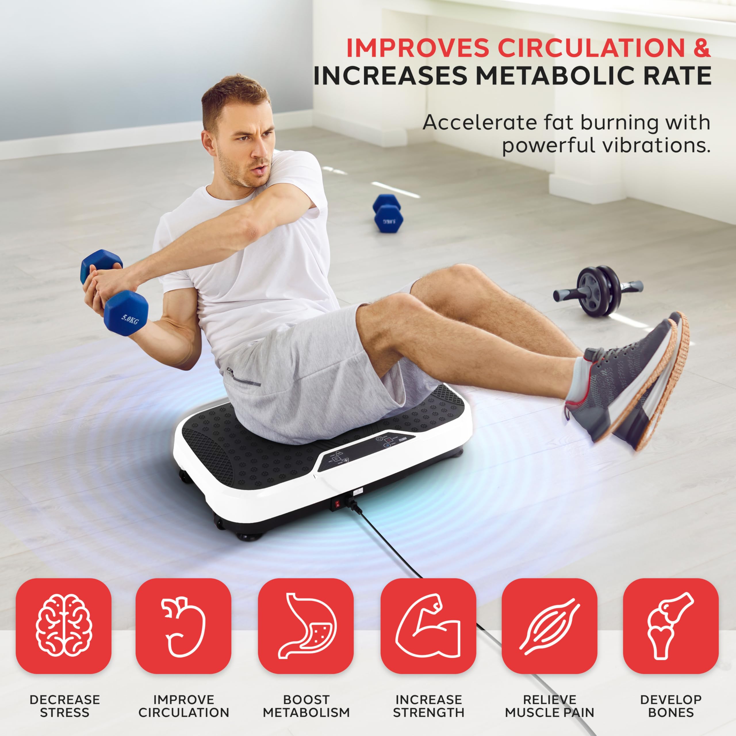 Amazon.com : Hurtle Fitness Vibration Platform Machine