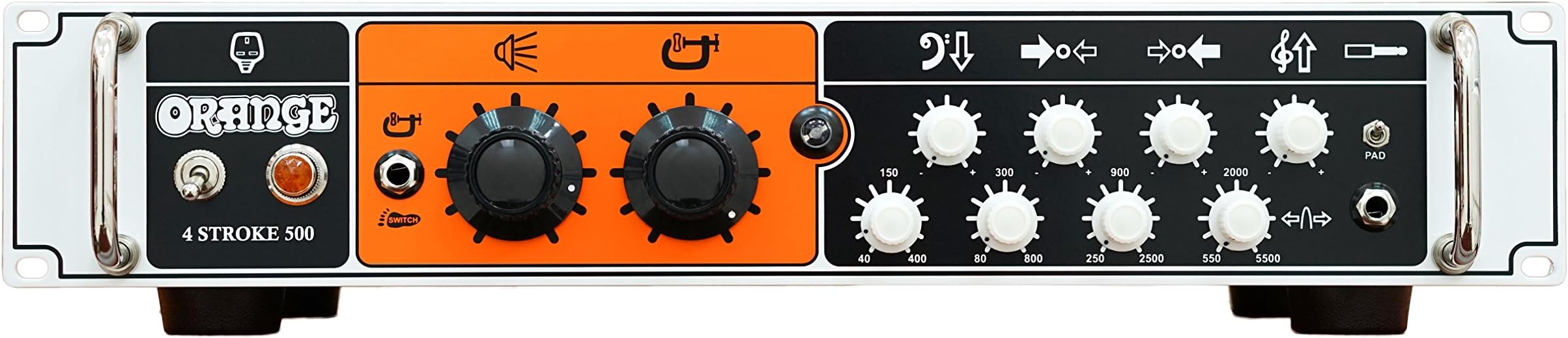 Orange 4 Stroke 500W Class AB Solid State Bass Amplifier Head