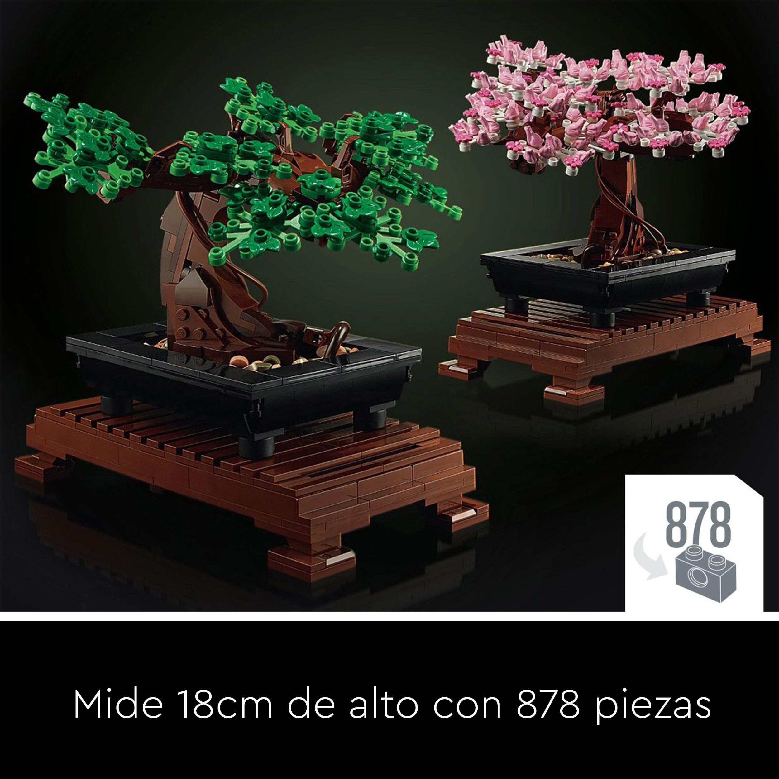 LEGO Botanicals Bonsái Kit de Maquetas y Manualidades para Adultos - Decoración para el Hogar y la Oficina, Flores y Plantas Artificiales, Regalo para Mujeres y Hombres, Madres, Pareja 10281