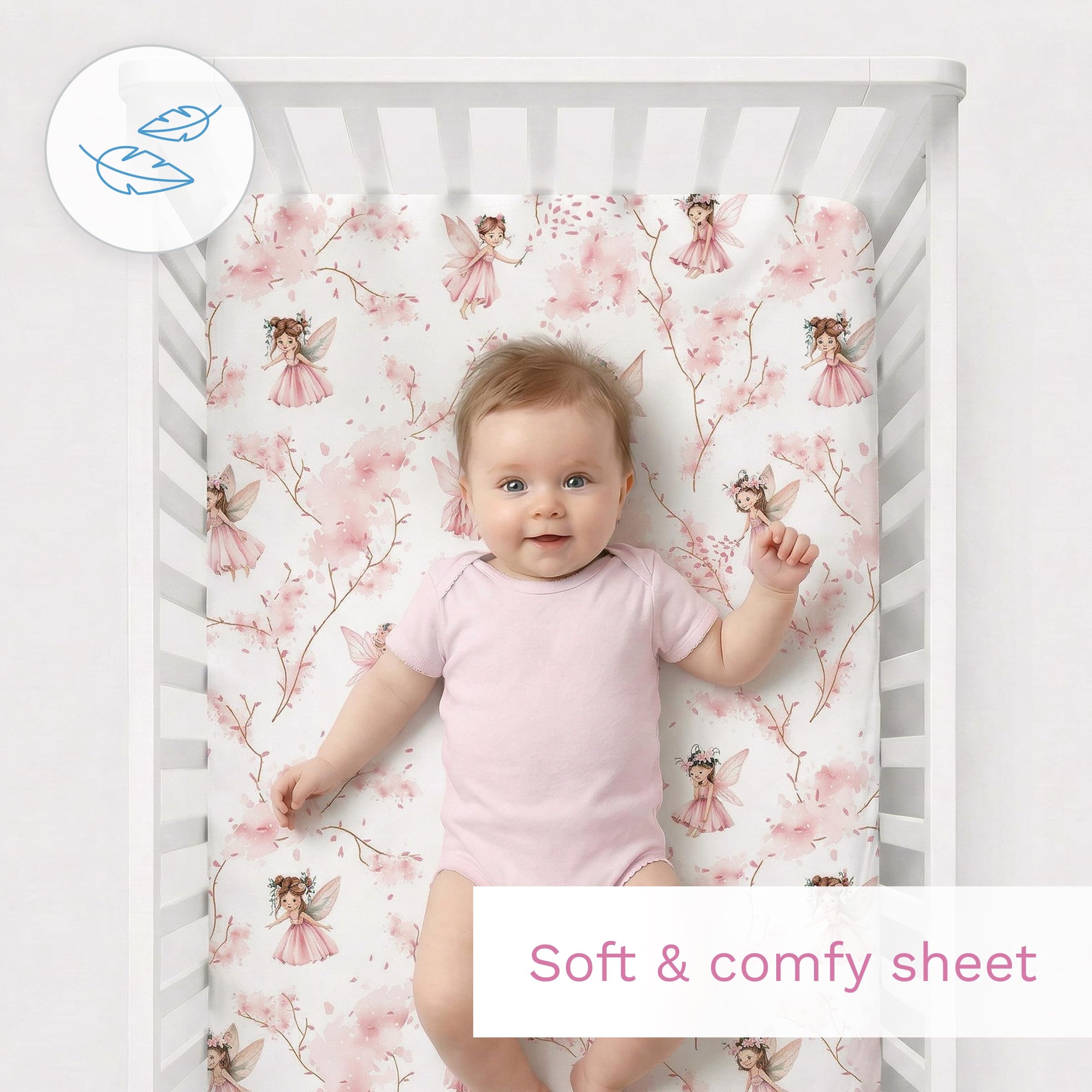 Baby Comfort Nursery 100% Cotton Fitted Sheet fits 140x70 cm Cot Bed Mattress (Safari Cars) — view 30