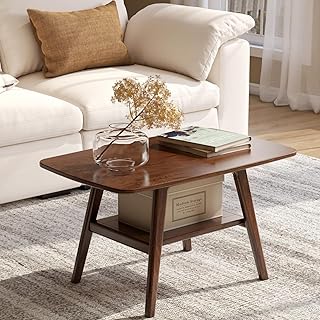 100% Solid Oak Wood Coffee Table for ...
