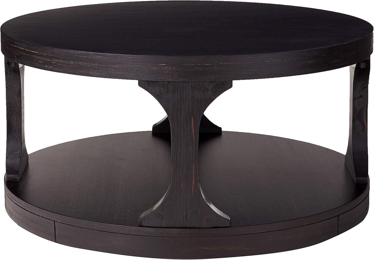 Furniture of America Carrie Antique Black Coffee Tables