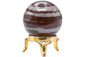 Narmada Shiva Lingam Crystal Ball | Meditation Quartz Sphere | Decorative Display