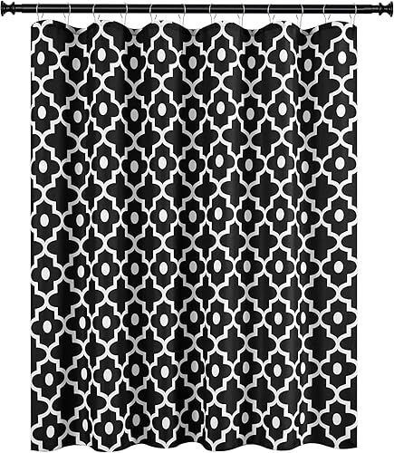 Miniatura 8 de Biscaynebay - Cortinas de tela texturizada a cuadros para baño