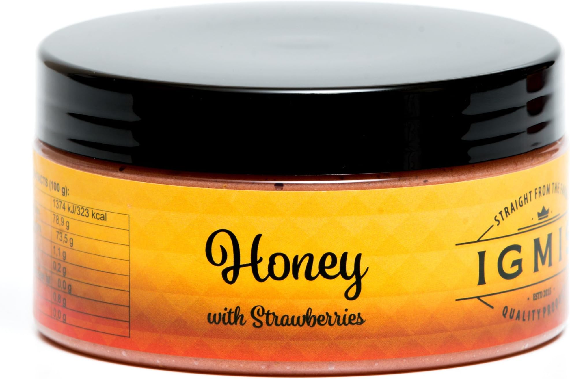 Igmis Creamed Honey with Strawberries 0.5 kg - Healthy Alternative to Jam