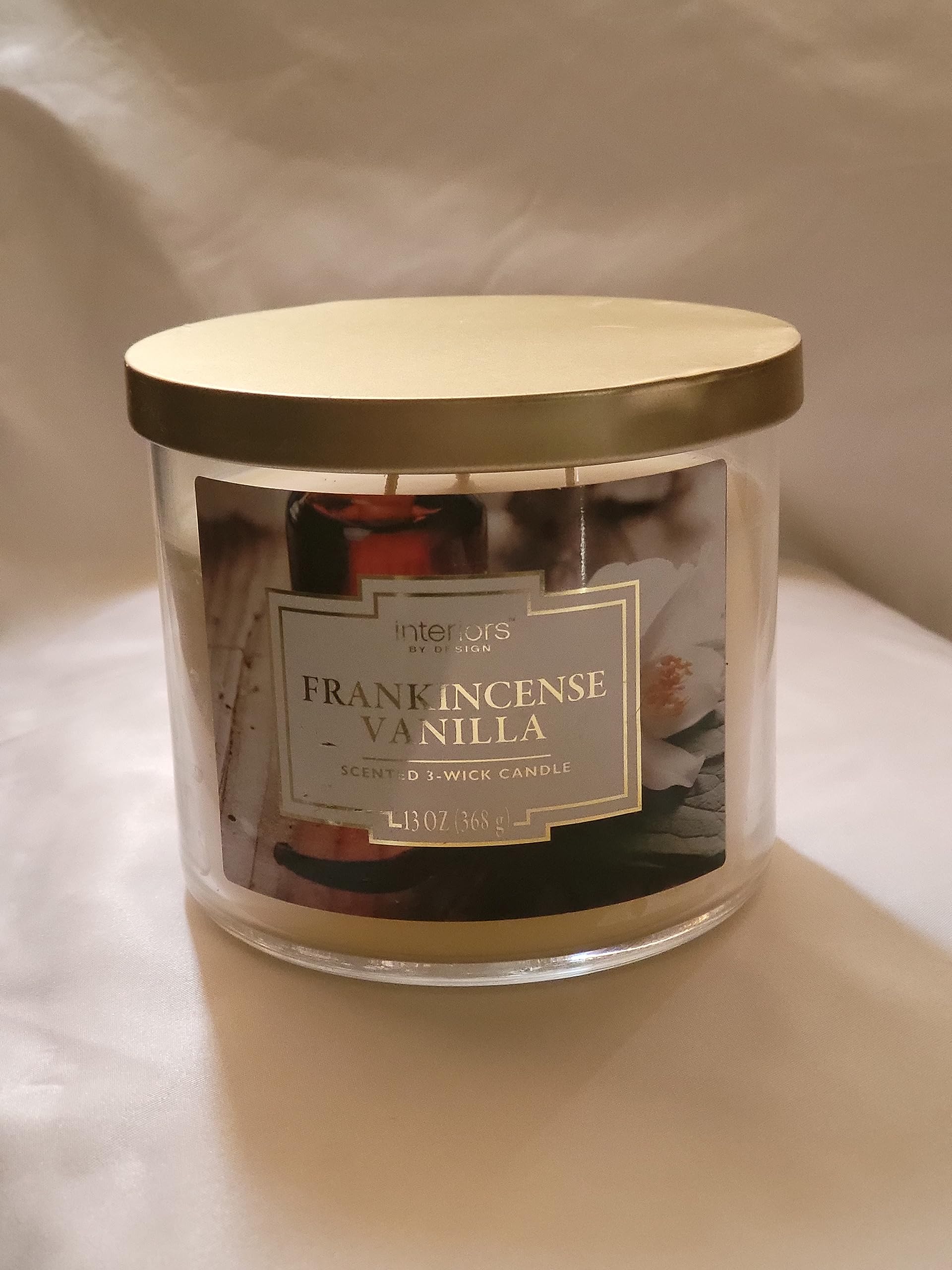 Frankincense Vanilla Scented 3-Wick Candle