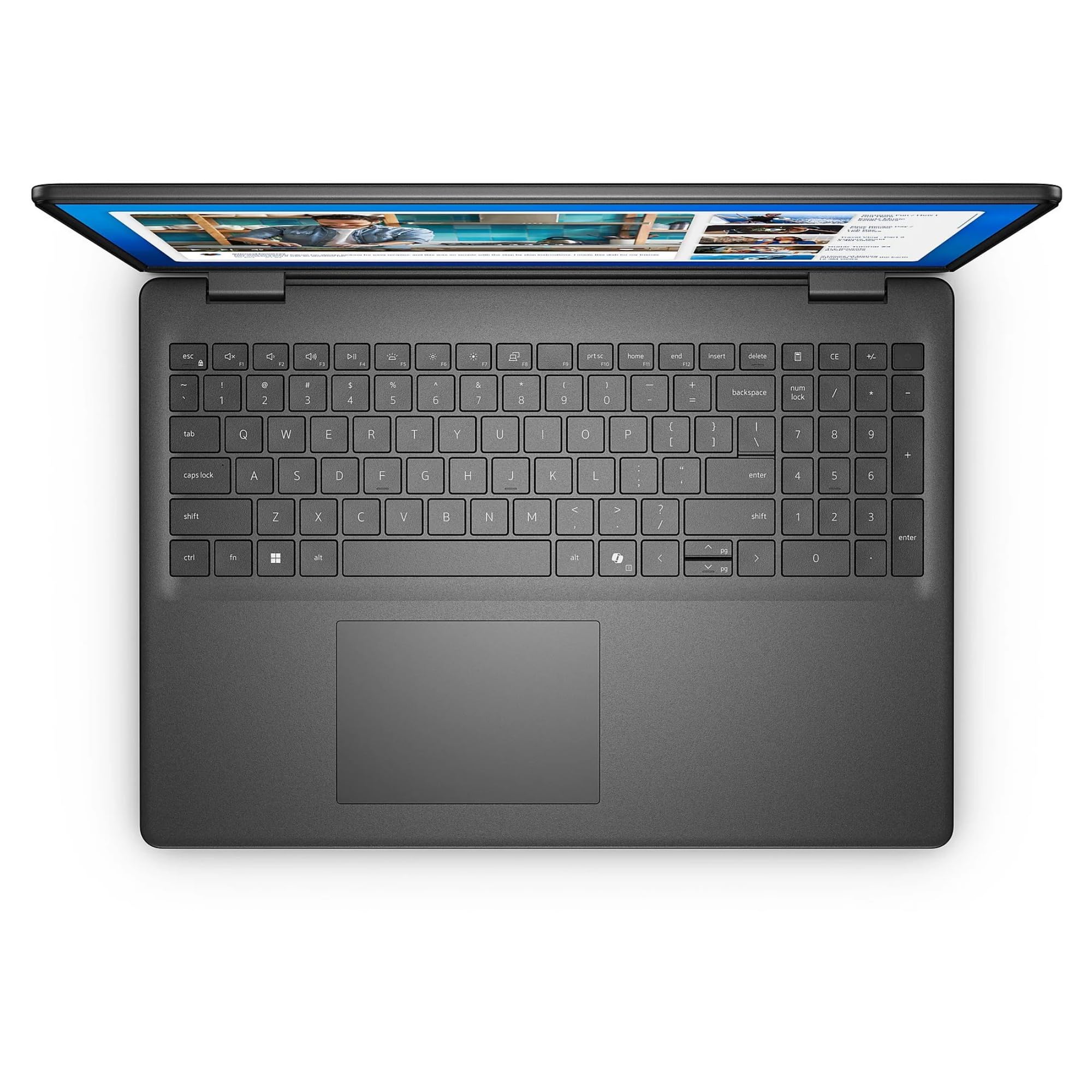 DELL - Pc Portatile Display 16" FHD - Processore Intel Core 7-150U 10 Core 1.2Ghz - Ram 16GB DDR5, 1000 GB SSD - Wi-Fi 6 - Notebook con Windows 11 Pro