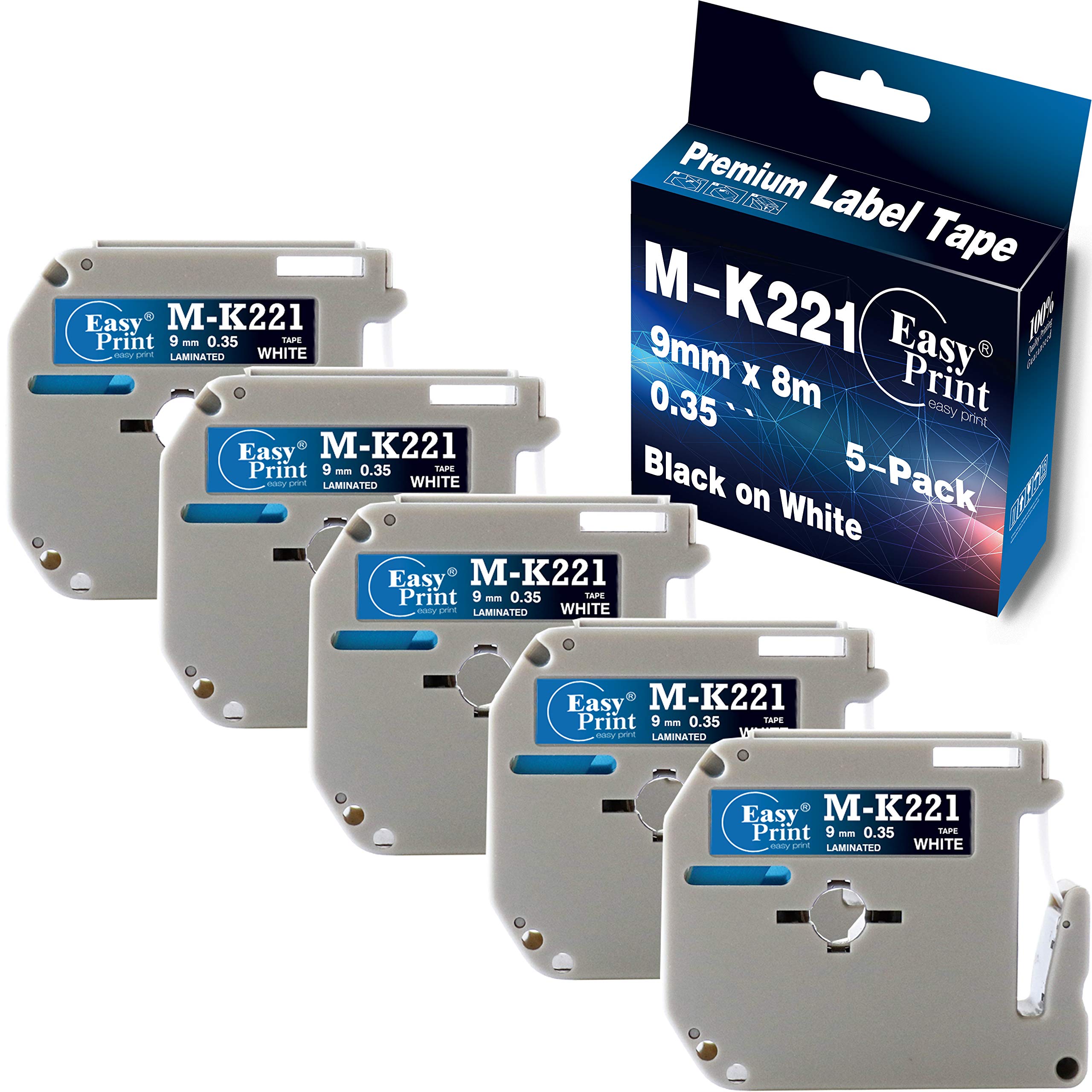 Cinta TZe-231 Compatible Con Brother TZe231, Repuesto Para Brother TZ Tape, Cinta De Casete De 12 Mm Negra Sobre Blanca Para Brother Ptouch 1000 1010 1005 H110 E110 H100lb H100
