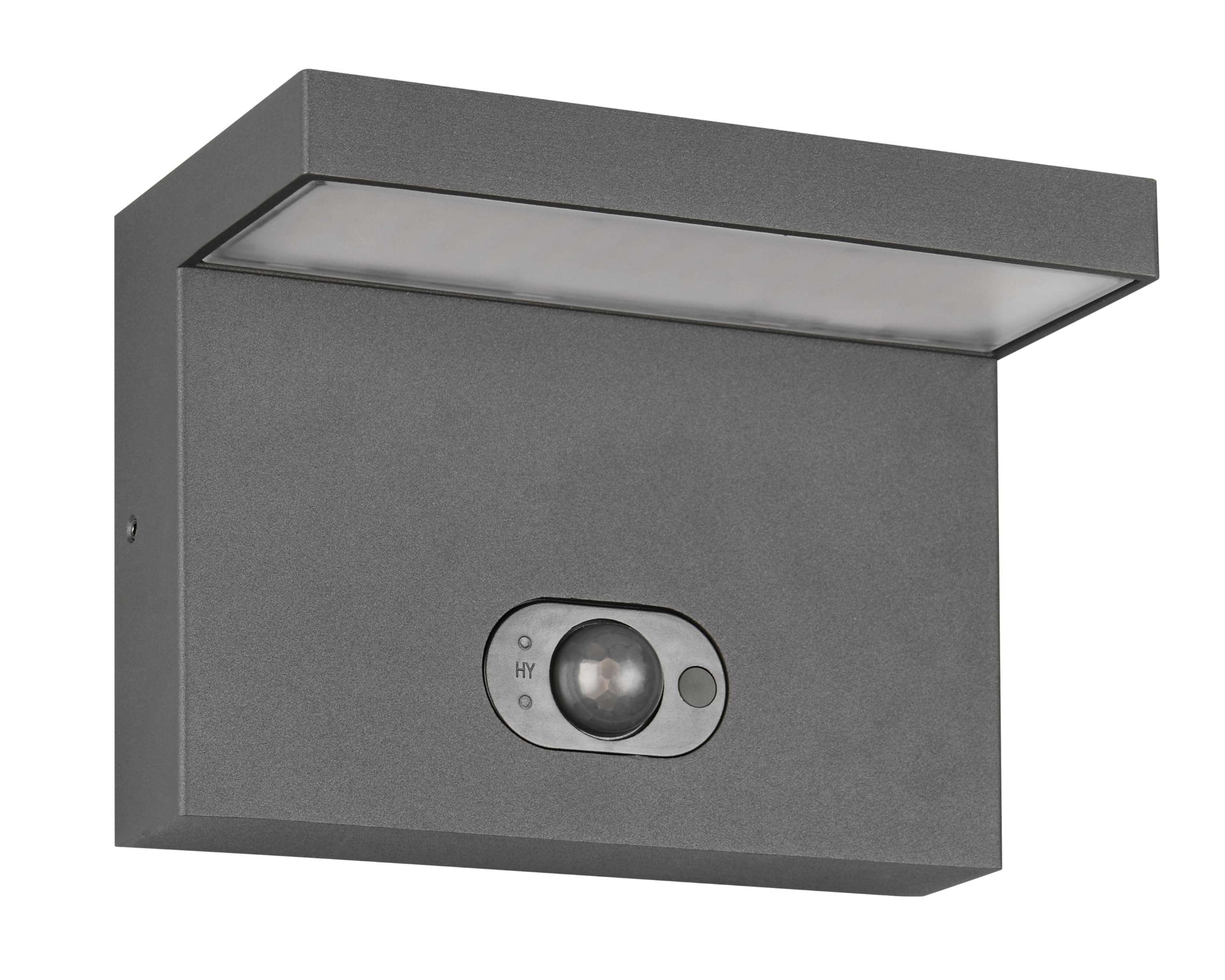 TRIO Leuchten BLYDE 253569142 LED Solar Outdoor Wall Light, Anthracite Die-Cast Aluminium, 5 Watt LED, Solar/Mains Hybrid Operation,