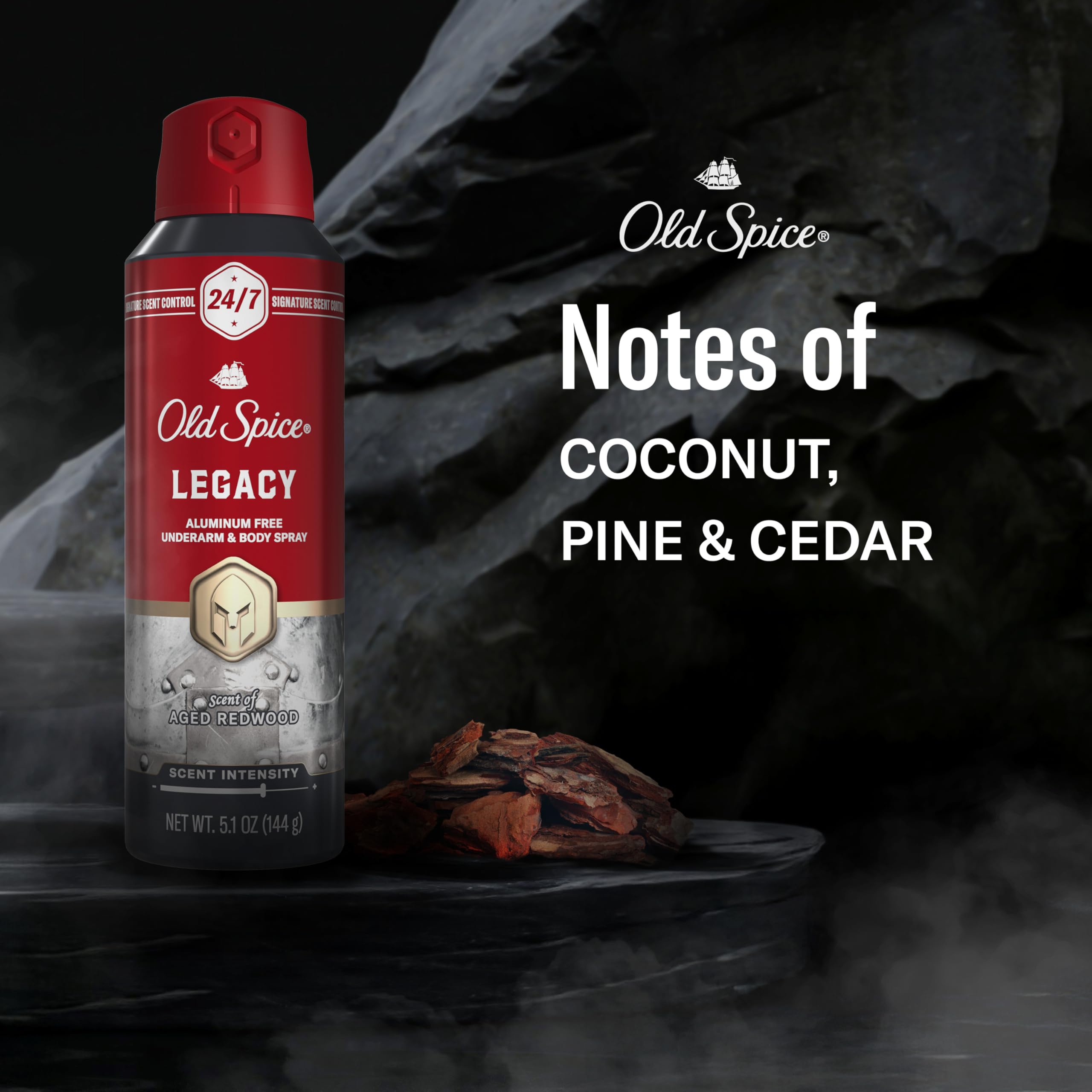 Amazon.com : Old Spice Aluminum Free Body Spray for Men, 24/7