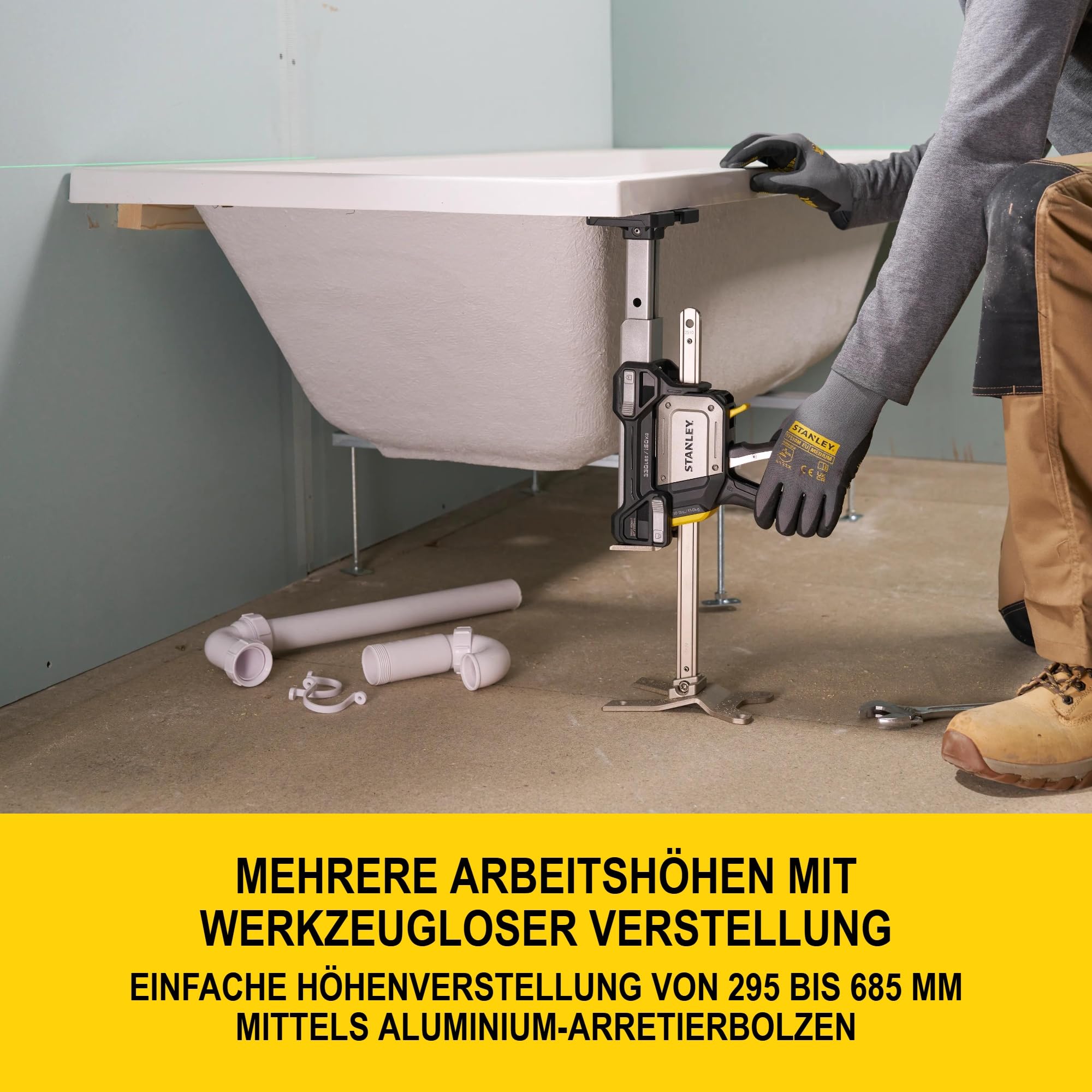 Stanley TradeLift Plus Multifunktions-Hebe-, Nivellier-, Halte- und Spreizwerkzeug-Zubehör, FMHT83554-1