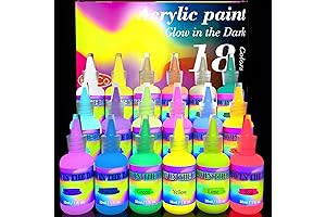 Premium Quality Neon Glow in the Dark Paint for a radiant glow