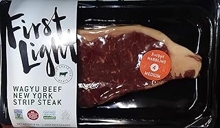 First Light Foods, Inc Waygu Beef New York Steak, 8 Oz