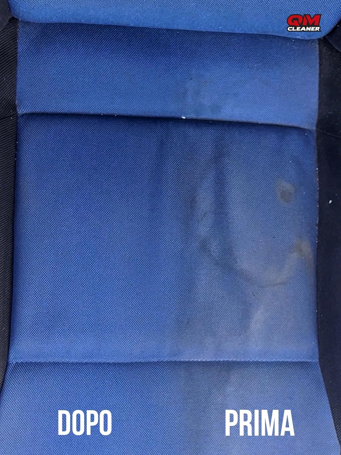 QM Cleaner Kit detergente Professionale per tappezzeria per Pulire i sedili dell'auto | per tappeti, tappezzerie, Moquette... | Kit 1Litro + Microfibre + Spazzola Premium