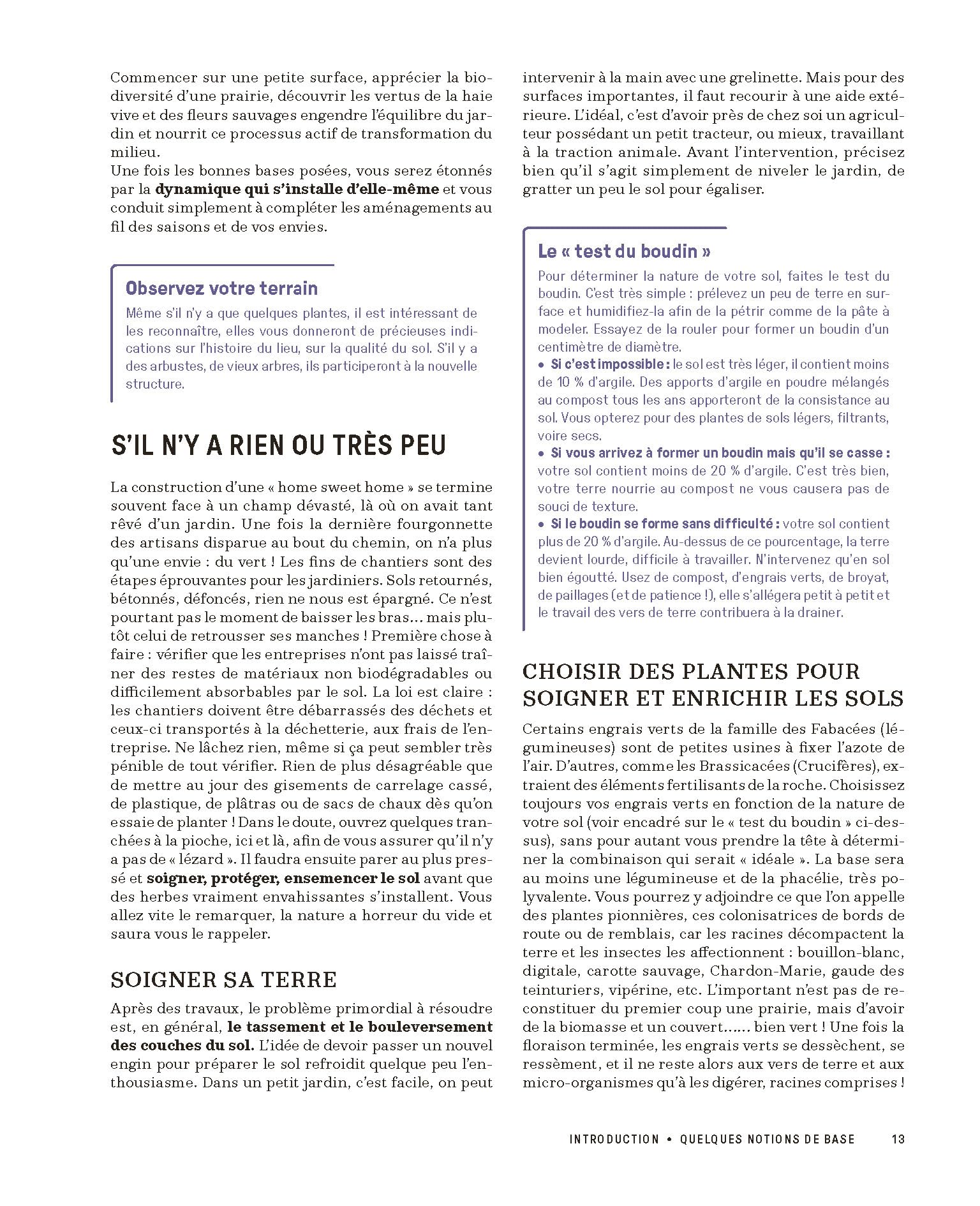 Le guide Terre vivante des aménagements au jardin: Allées, clôtures, es, serres, carrés potagers, nichoirs, mobilier de jardin… en matériaux naturels & de récup’