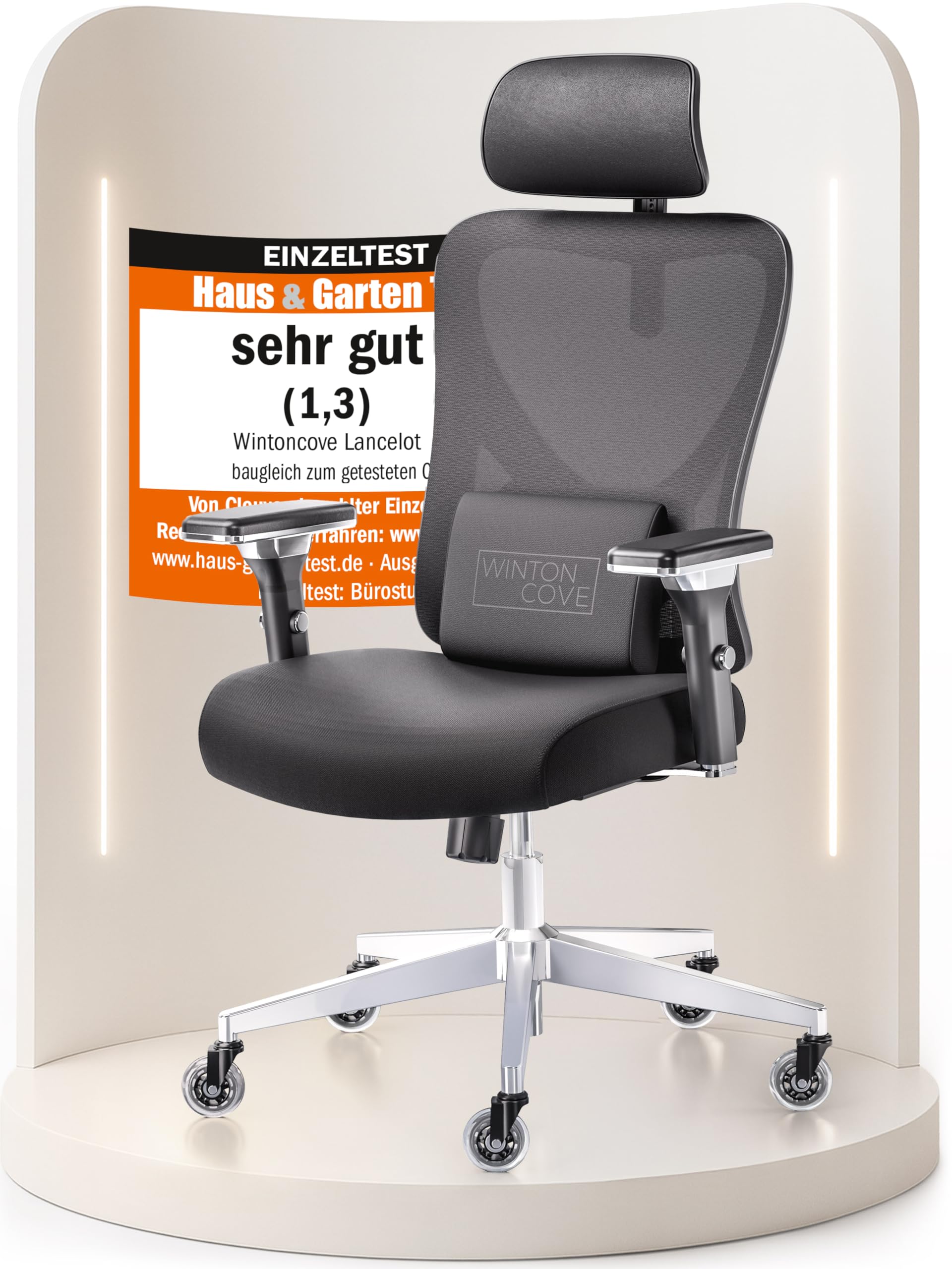ergonomische schreibtischsessel für maximum bequemlichkeit mit schwenkfunktions