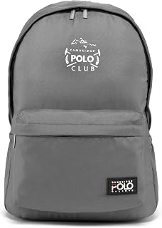 Cambridge Polo Club Urban Ön Bölmeli Unisex Sırt Çantası GRİ