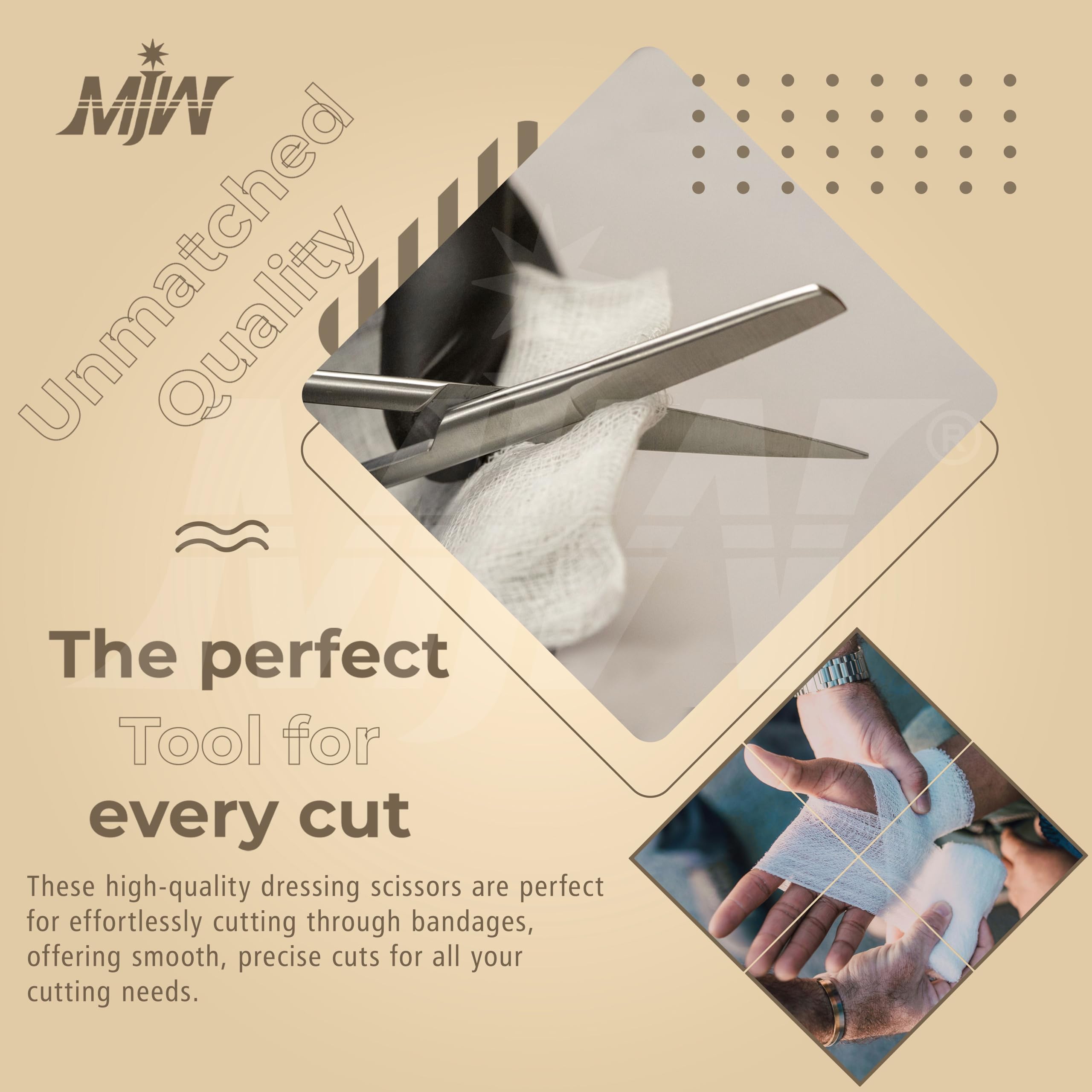 Medical Dressing Scissors - Stainless Steel -5