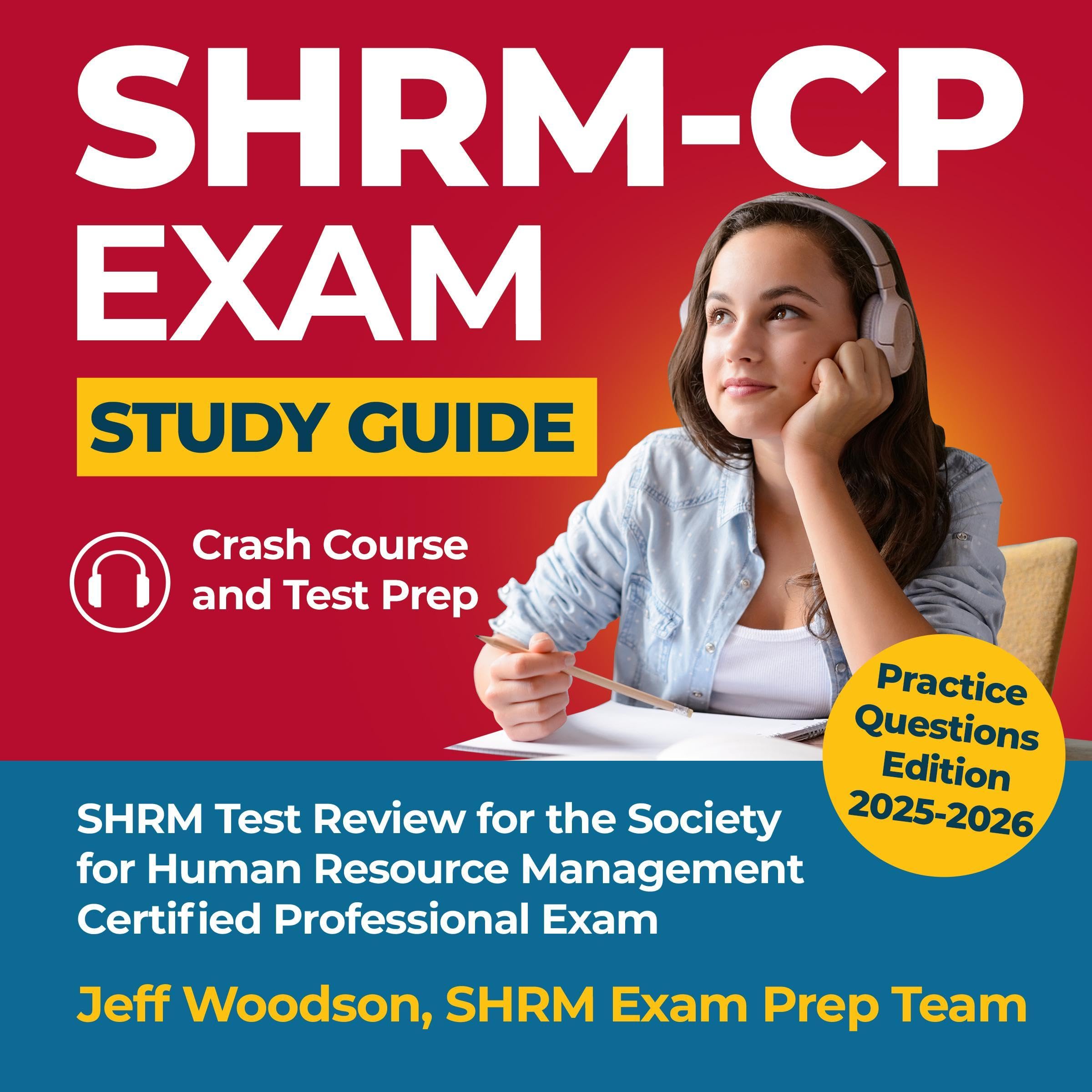 Cover art for SHRM-CP Exam Study Guide - Audio Crash Course & Test Prep