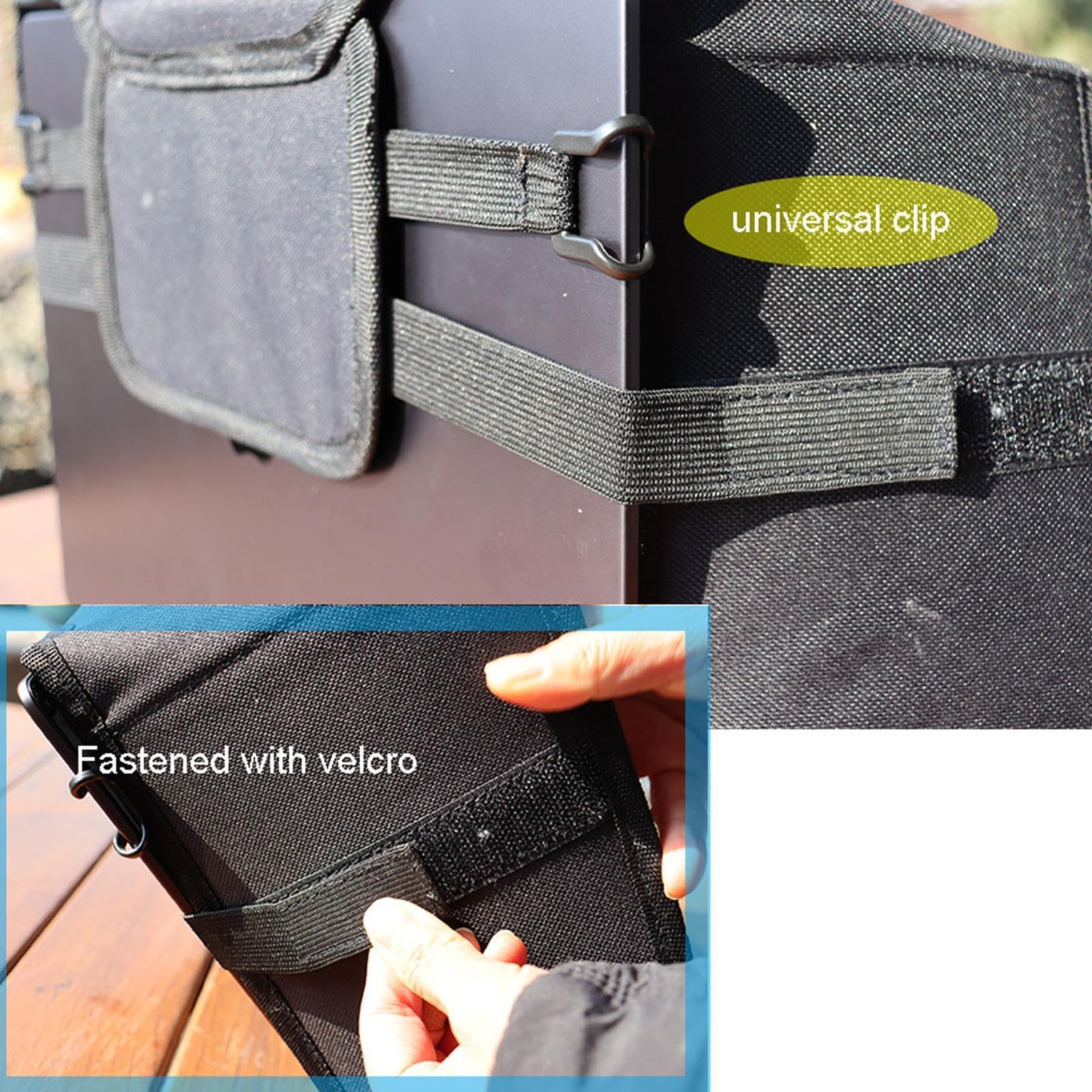 Generico Laptop Sun Shade Computer Anti-Glare Screen Visor 600D Oxford Cloth Foldable Privacy Sun Shield for Working Outside Travel