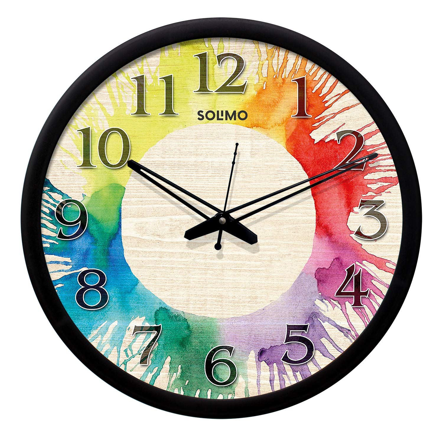 See full amazon price history chart for Amazon Brand - Solimo 12-Inch Plastic & Glass Analog Wall Clock - Colorful Rangoli (Silent Movement, Black Frame) Amazon Brand - Solimo 12-Inch Plastic & Glass Analog Wall Clock - Colorful Rangoli (Silent Movement, Black Frame) (B08GKZZKPY) Amazon Price History, Amazon Price Tracker