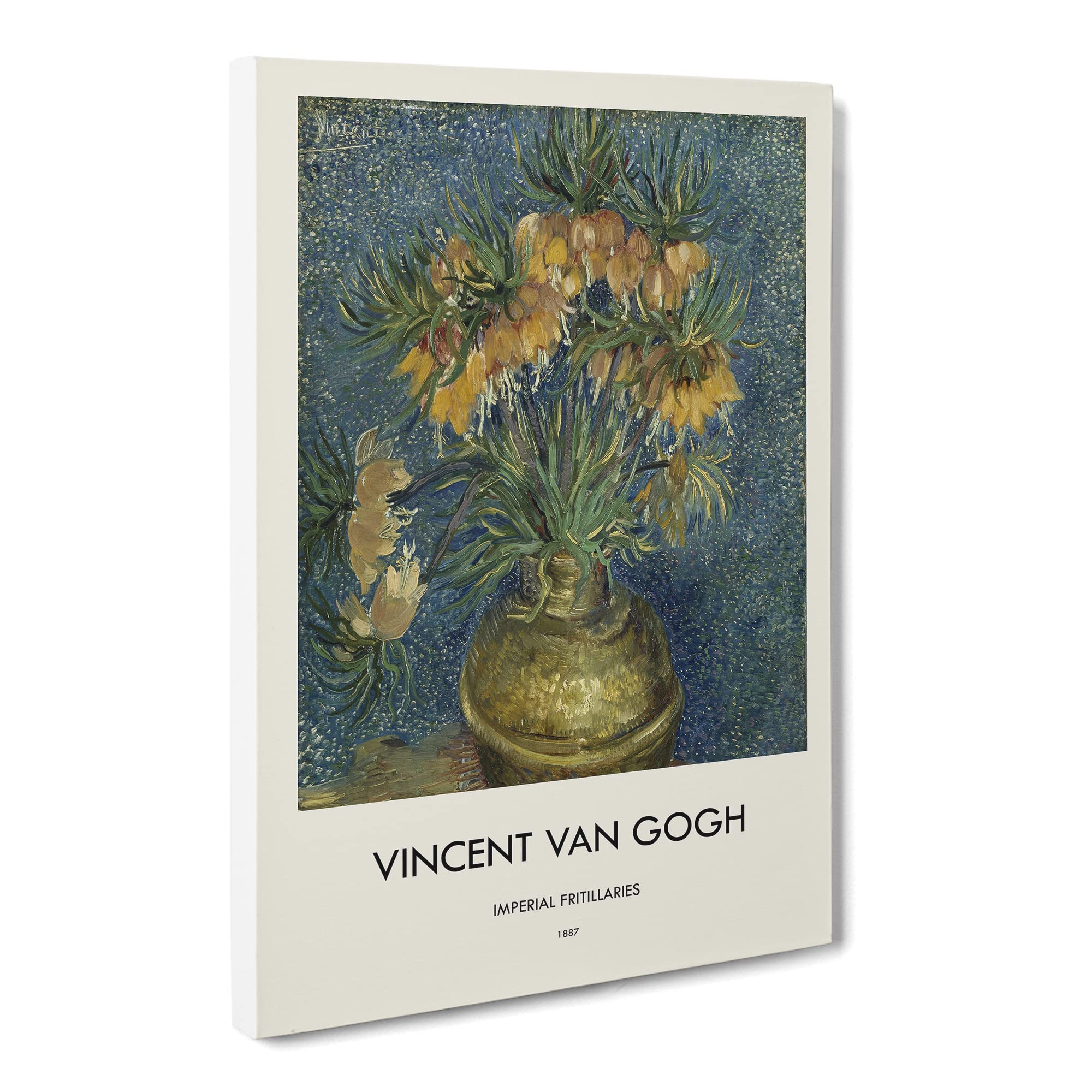 Imperial Fritillaries By Vincent Van Gogh Canvas Print, Mixed, 25L x 50W cm