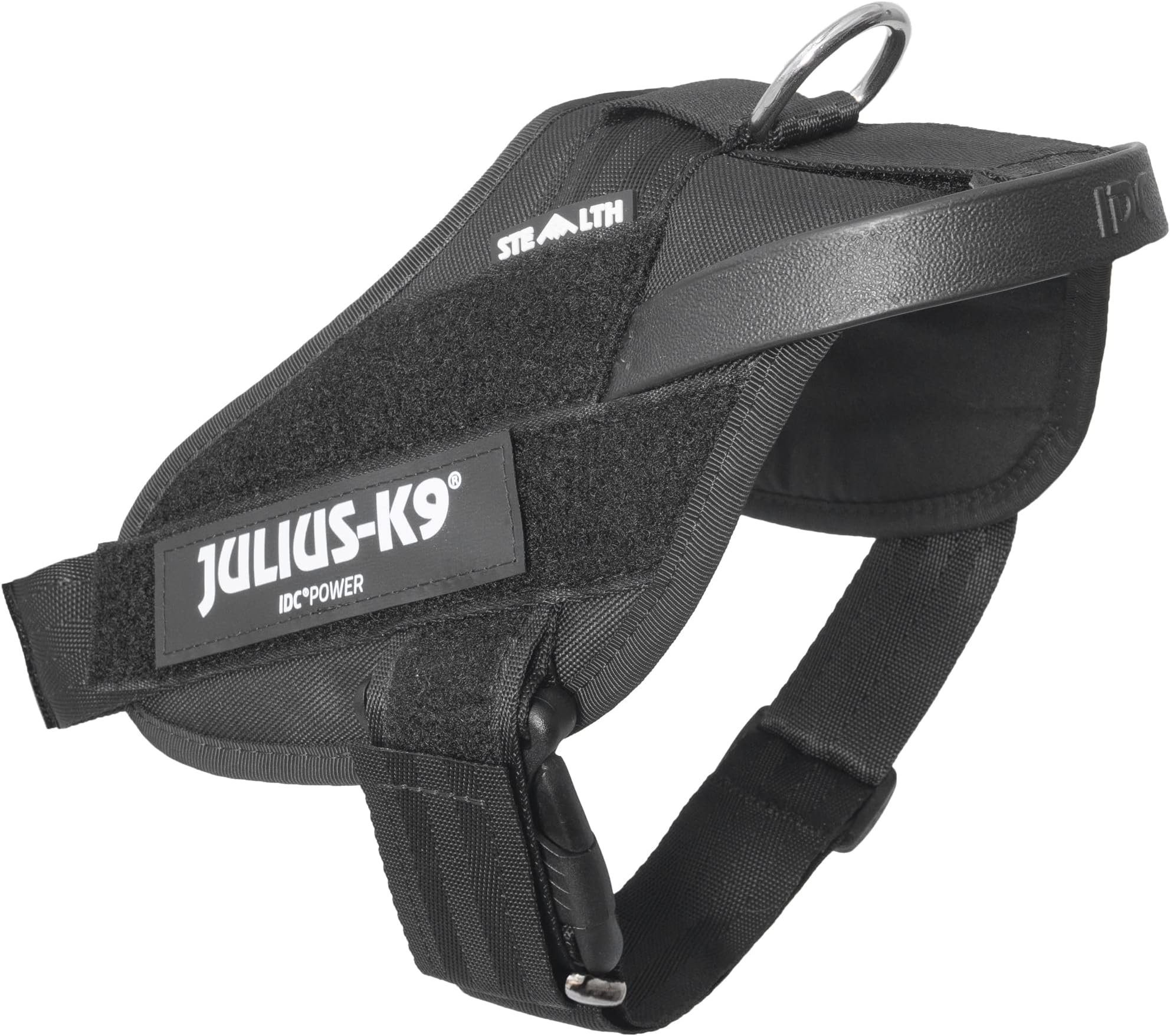 JuliusK9 IDC Stealth Powerharness, Size M/0, Black Pet