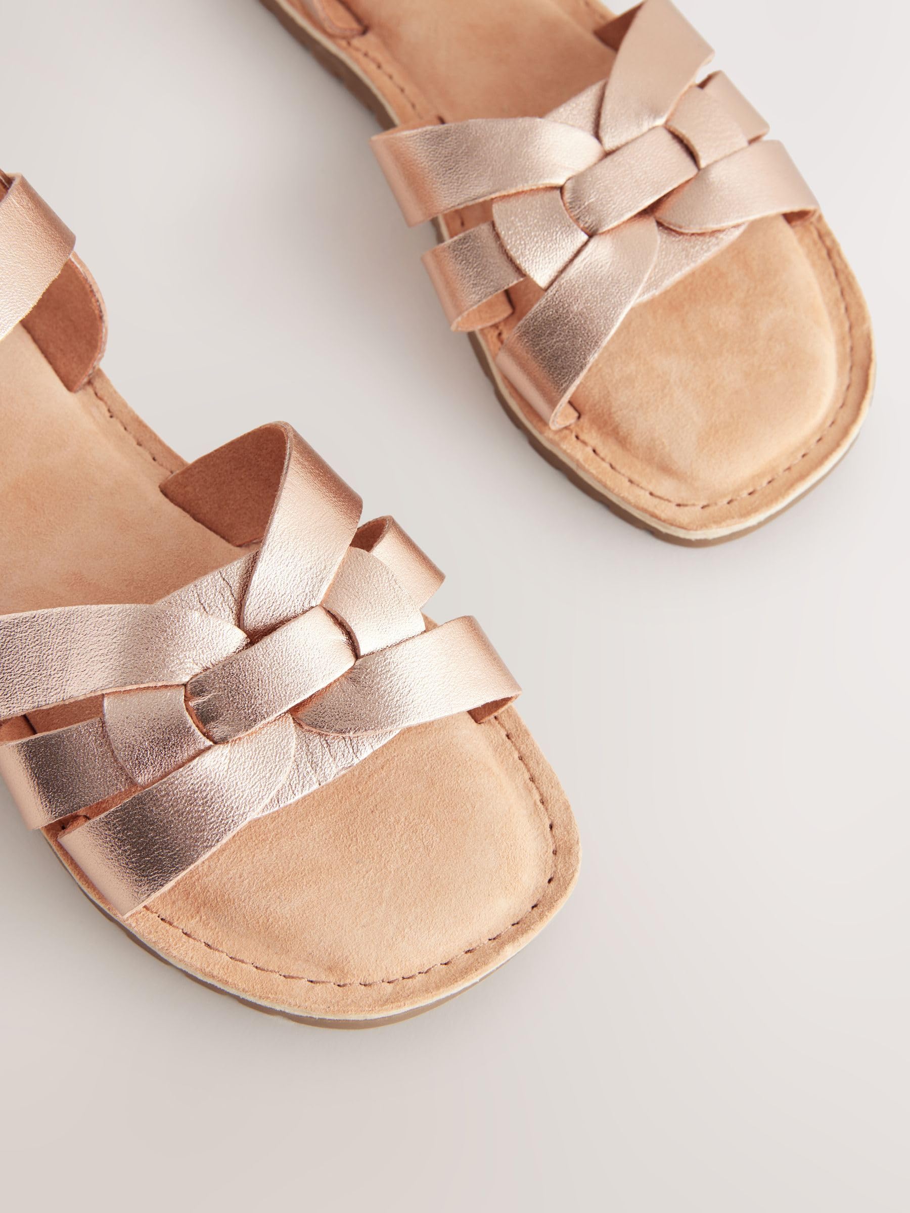 NEXT Fille Sandales tissée en cuir