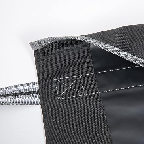 Miniatura 4 de ShelterLogic Soporte para leña y bolsa transportadora de leña de 28 pulgadas resistente al agua color negrogris