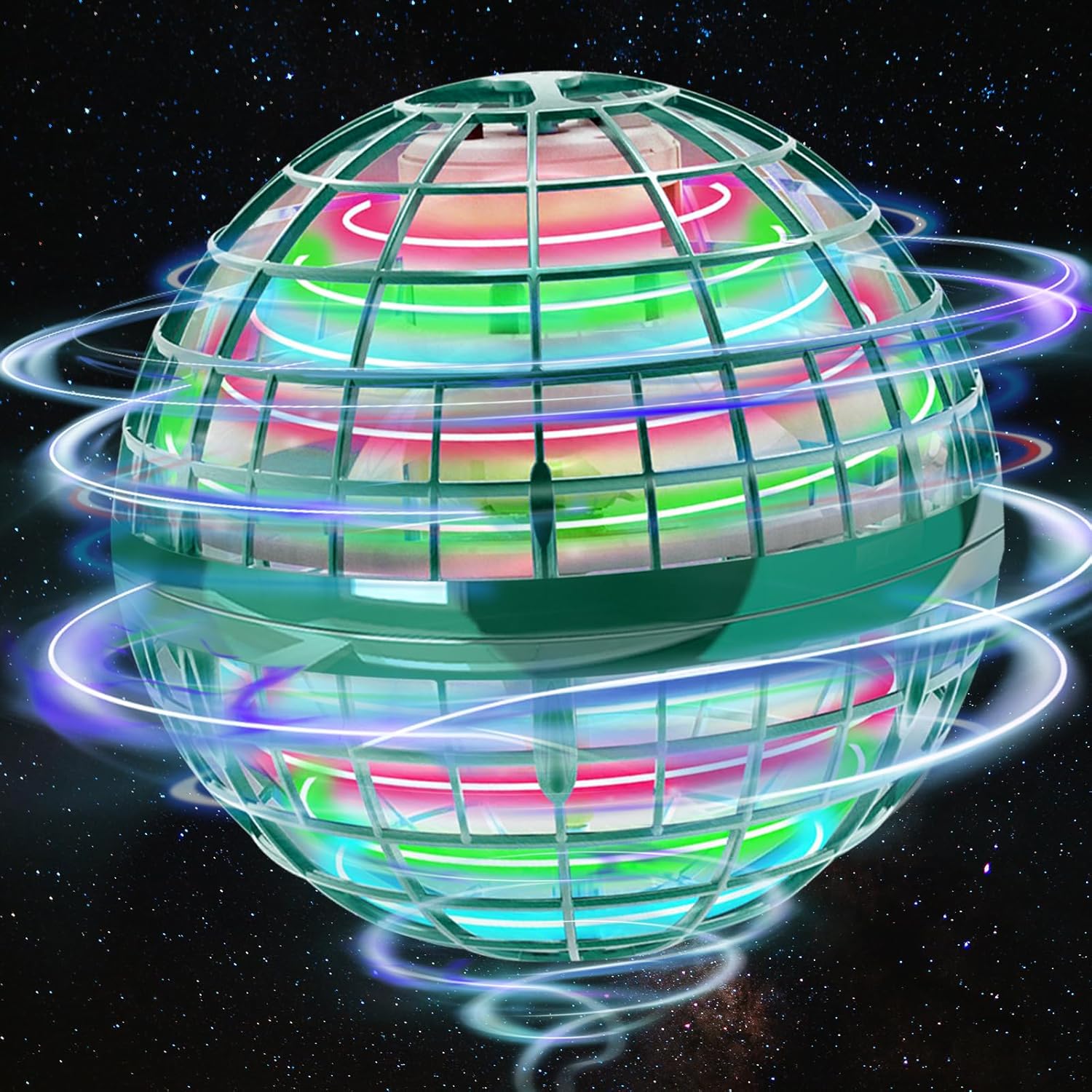 2023 Flying Orb Ball Toys Drone Flying Ball Galaxy Ball