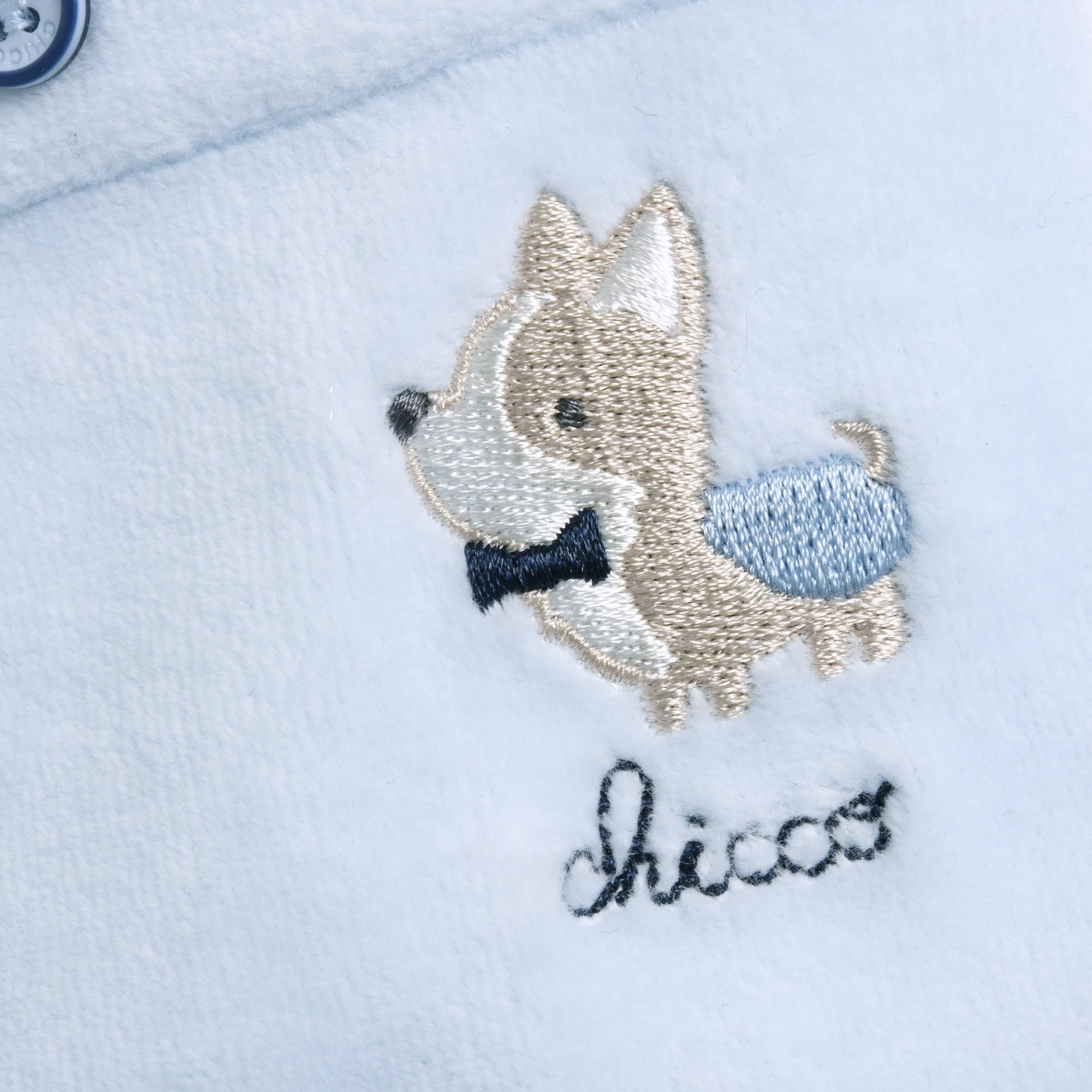 Chicco, Tutina Neonato, con Comoda Apertura Frontale con Bottoncini, in Calda e Morbida Ciniglia, Lavabile in Lavatrice, Abbigliamento Neonato 0-24 Mesi, Idea Regalo Nascita, Designed in Italy