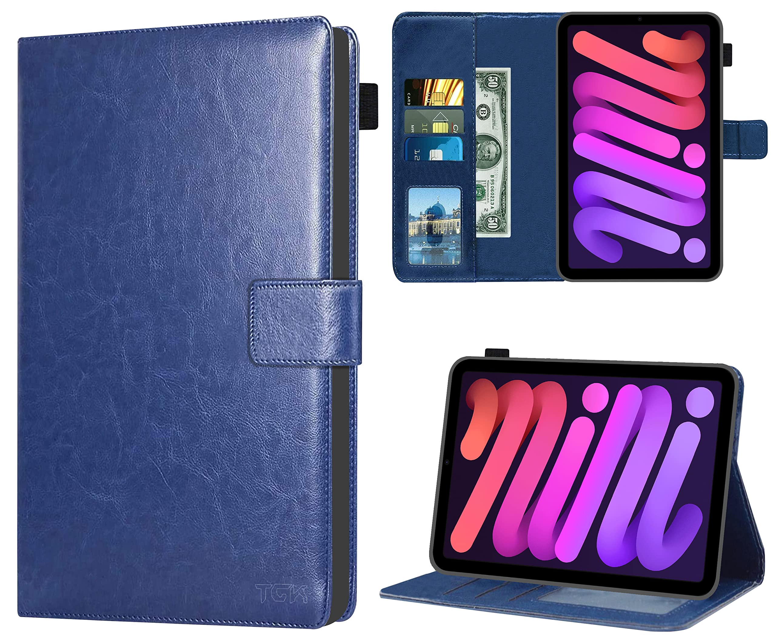 See full amazon price history chart for TGK Wallet Leather Flip Cover for iPad Mini 6th Generation Case 8.3 Inch 2021 Blue TGK Wallet Leather Flip Cover for iPad Mini 6th Generation Case 8.3 Inch 2021 Blue (B09J8LYTPV) Amazon Price History, Amazon Price Tracker