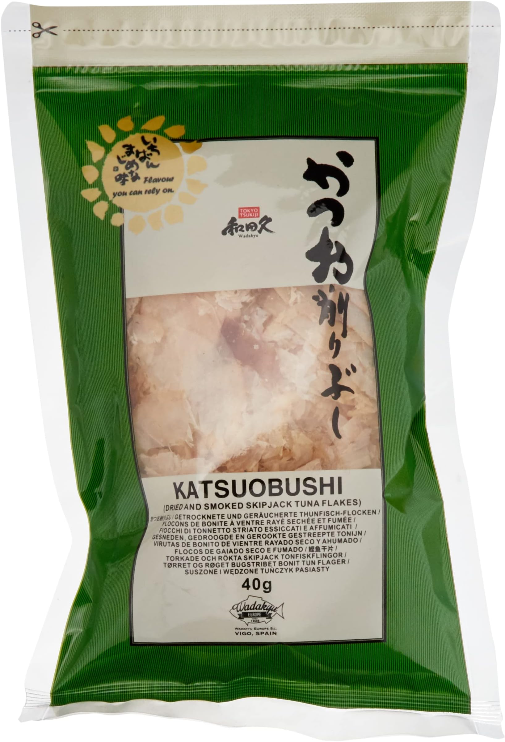 Wadakyu Katsuobushi – Bonito Flakes Standard 40g | Authentic Japanese Dried Fish Flakes