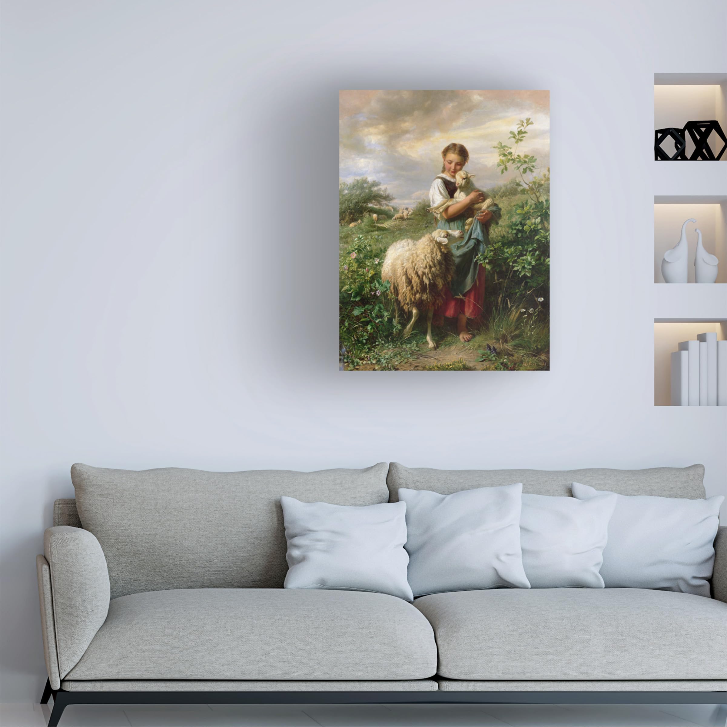Amazon.com: Wrapped Canvas Wall Art - Johann Hofner 'The