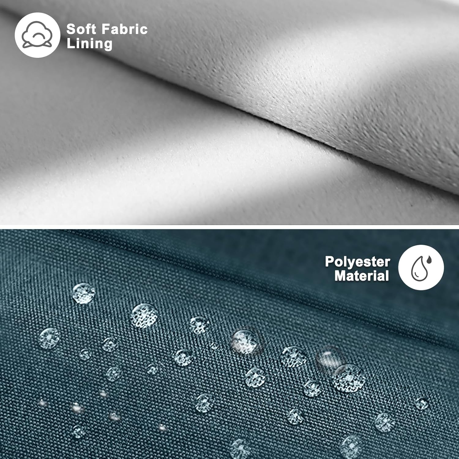 MOSISO 360 Protective Laptop Bag, 15.6 inch Computer Bag Compatible with MacBook Pro 16, HP, Dell, Asus Notebook, Side Open Sleeve with 2 Rectangle Zipper Pockets&Extendable Handle, Teal Green - Image 6