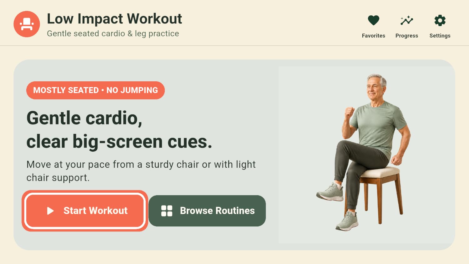 Knee-Friendly Low Impact Workout - Détails et caractéristiques