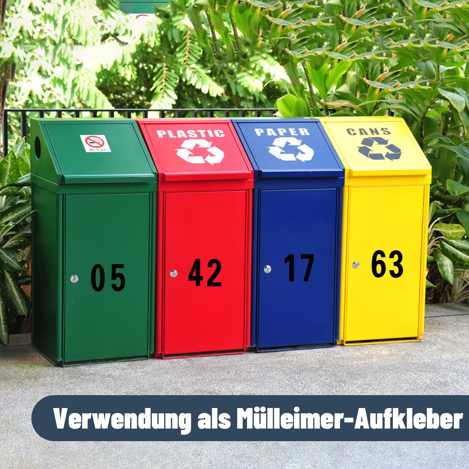 Lot De 30 X 75 Mm Blanc Vinyle Autocollants Chiffres Adhésifs à Coller-En Forme De Chiffres